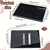 10 Grids Rectangle PU Leather Watch Straps Necklace Bracelet Display Tray ODIS-NB0001-38B-2
