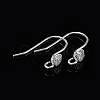 925 Sterling Silver Earring Hooks STER-S002-52-4