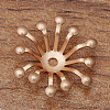 Brass Bead Caps OHAR-PW0003-121B-1
