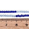 Transparent Glass Beads Strands GLAA-N074-01A-13-5