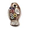 Handmade Porcelain Big Pendants PORC-Z003-01A-2