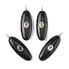 Natural Obsidian Pendants G-D357-02D-1
