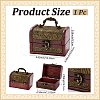 CutHollow 1Pc Vintage Wooden Jewelry Box AJEW-CL0001-12B-2