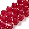 Natural Quartz Dyed Beads Strands G-U023-A02-19-2