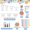DIY Mini Sundae Cups Keychain Making Kit DIY-OC0011-48-2