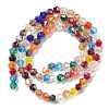 Transparent Electroplate Glass Beads Strands LS-EGLA-A039-T4mm-A29-2