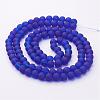 Baking Paint Transparent Glass Bead Strands X-GLAA-S031-8mm-09-2