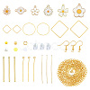 DIY Daisy Dangle Earrings Making Kits DIY-YW0016-27-2