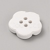 Spray Painted Plastic Buttons FIND-WH0152-394B-10-2