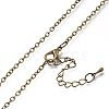 Glass Pendant Necklace NJEW-D281-B-04AB-3