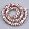 Handmade Gold Sand Lampwork Beads LAMP-T006-08J-2