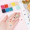 800Pcs 10 Colors Opaque Acrylic Slide Charms OACR-SC0001-36A-3