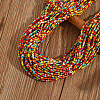 Plastic Beaded Multi-strand Necklaces ZG0249-4-3