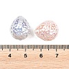 Electroplated Glass Imitation Pearl Beads GLAA-A044-04-3
