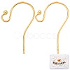 10 Pairs 925 Sterling Silver Earring Hooks STER-BBC0005-88-1