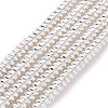 Electroplate Non-magnetic Synthetic Hematite Beads Strands G-L485-04B-S-1