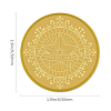 Plastic Self Adhesive Gold Foil Embossed Stickers DIY-WH0211-016-2
