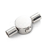 Tarnish Resistant 304 Stainless Steel Bayonet Clasps X-STAS-P285-03P-1