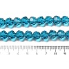 Transparent Glass Beads EGLA-A035-T10mm-D12-5