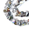 Electroplate Glass Beads Strands EGLA-Q135-04A-A06-3
