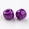 6/0 Baking Paint Glass Seed Beads X-SEED-S003-K13-2