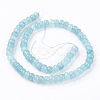 Natural White Jade Bead Strands G-R171-6x8mm-M-2
