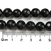 Natural Black Onyx Round Bead Strands G-L271-02-10mm-2