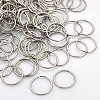 Tarnish Resistant 304 Stainless Steel Open Jump Rings STAS-N040-02-3