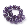 Natural Amethyst Beads Strands G-G099-10mm-1-2