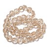 Handmade Gold Sand Lampwork Beads Strands LAMP-L079-04E-2