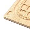 Rectangle Wood Bracelet Design Boards TOOL-YWC0003-05-2