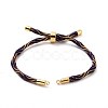 Nylon Cord Silder Bracelets MAK-C003-03G-23-4