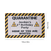 Polyester Quarantine Birthday Decorations Banner AJEW-GF0001-65-2