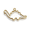 Zinc Alloy Open Back Bezel Pendants PALLOY-WH0039-01G-B-2