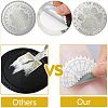 34 Sheets Silver Foil Embossed PET Picture Sticker DIY-WH0528-015-3
