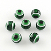 Round Evil Eye Resin Beads LS-RESI-R159-6mm-09-1