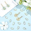 20Pcs Brass Earring Hooks KK-BBC0024-44-4