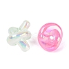 UV Plating Transparent Acrylic Beads OACR-Q204-11-2