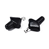 Natural Obsidian Pendants G-R480-02H-3