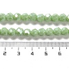 Electroplate Opaque Glass Beads Strands EGLA-A035-P6mm-A20-4