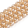 Electroplate Glass Bead Strands EGLA-R041-8mm-09-1