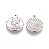 Non-Tarnish 201 Stainless Steel Pendants STAS-L232-031P-2