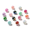 UV Plating Rainbow Iridescent Acrylic Beads PACR-D070-01-1