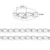 Tarnish Resistant 304 Stainless Steel Curb Chains/Twisted Chains CHS-L024-012P-2