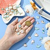 20Pcs 10 Styles Sea Animal Alloy Enamel Pendants ENAM-YW0004-35-5