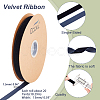 Single Face Velvet Ribbons OCOR-WH0080-14A-01-2