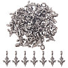 CHGCRAFT 36Pcs Alloy European Dangle Charms MPDL-CA0001-06B-8