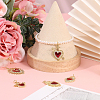 5Pcs 5 Styles Brass Enamel Pendants KK-CA0002-82-5