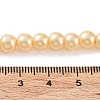 Baking Paint Pearlized Glass Pearl Round Bead Strands HY-Q003-6mm-61-5