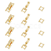 SUPERFINDINGS 12Pcs Eco-Friendly Brass Watch Band Clasps KK-FH0007-18-1